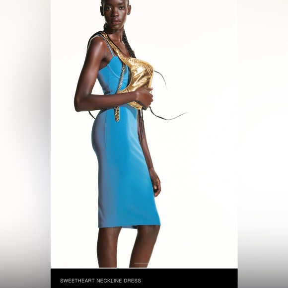 Zara blue dress size XS - Picture 1 of 3